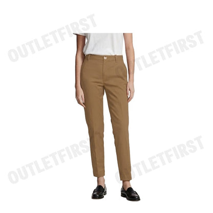 POLO RALPH LAUREN รุ่น CROPPED SLIM FIT TWILL CHINO PANT CODE: 211890343004 กางเกงขายาว กางเกงสีกากี กางเกงผู้ชาย