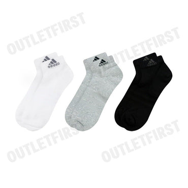 ADIDAS รุ่น CUSHIONED SPORTSWEAR ANKLE SOCKS 3 PAIRS CODE: IA3948 ถุงเท้า อดิดาส ถุงเท้าข้อสั้น
