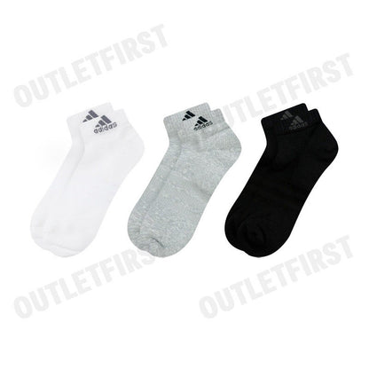 ADIDAS รุ่น CUSHIONED SPORTSWEAR ANKLE SOCKS 3 PAIRS CODE: IA3948 ถุงเท้า อดิดาส ถุงเท้าข้อสั้น