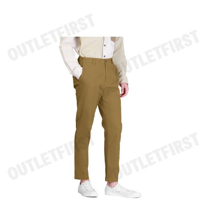 JOHN HENRY รุ่น MEN'S SLIM FIT PANTS (KHAKI) CODE: JH F124MPTSM01 กางเกงขายาว กางเกงผู้ชาย กางเกงทำงาน