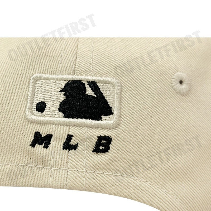 MLB รุ่น SCRIPT TAIL UNSTRUCTURED NEW YORK YANKEES BALL CAP CODE: 3ACPIJ01N 50BGS หมวกแก็ป หมวกเบสบอล หมวกสีครีม