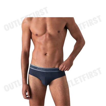 CALVIN KLEIN รุ่น TONAL LOGO BRIEFS CODE: NB4054 PPK  บ๊อกเซอร์ กางเกงใน กางเกงชั้นในผู้ชาย