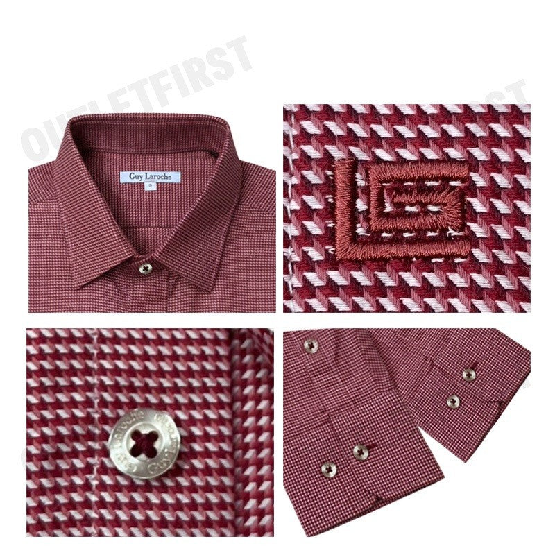 GUY LAROCHE รุ่น MAN'S LONG SLEEVES SHIRT CODE: BAB9202S4RE เสื้อเชิ้ต เสื้อแขนยาว เสื้อผู้ชาย