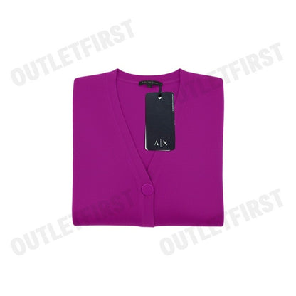 ARMANI EXCHANGE รุ่น WOMEN'S CARDIGAN CODE: 6DYE1J YME3Z 7420 เสื้อคาร์ดิแกน เสื้อผู้หญิง เสื้อarmani สีชมพู