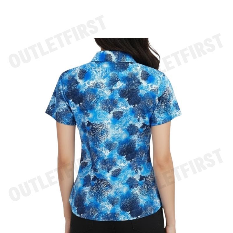 ARROW รุ่น WOMEN'S TROPICAL SHIRT CODE: WACC548S4CSBU เสื้อเชิ้ต เสื้อแขนสั้น เสื้อผู้หญิง