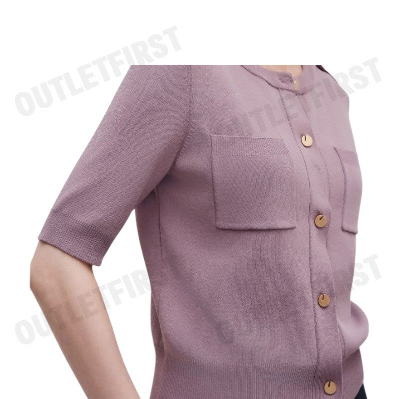 G2000 รุ่น WOMEN'S REGULAR FIT CARDIGAN CODE: 46276311 25 เสื้อคาร์ดิแกน เสื้อผู้หญิง เสื้อสีม่วง