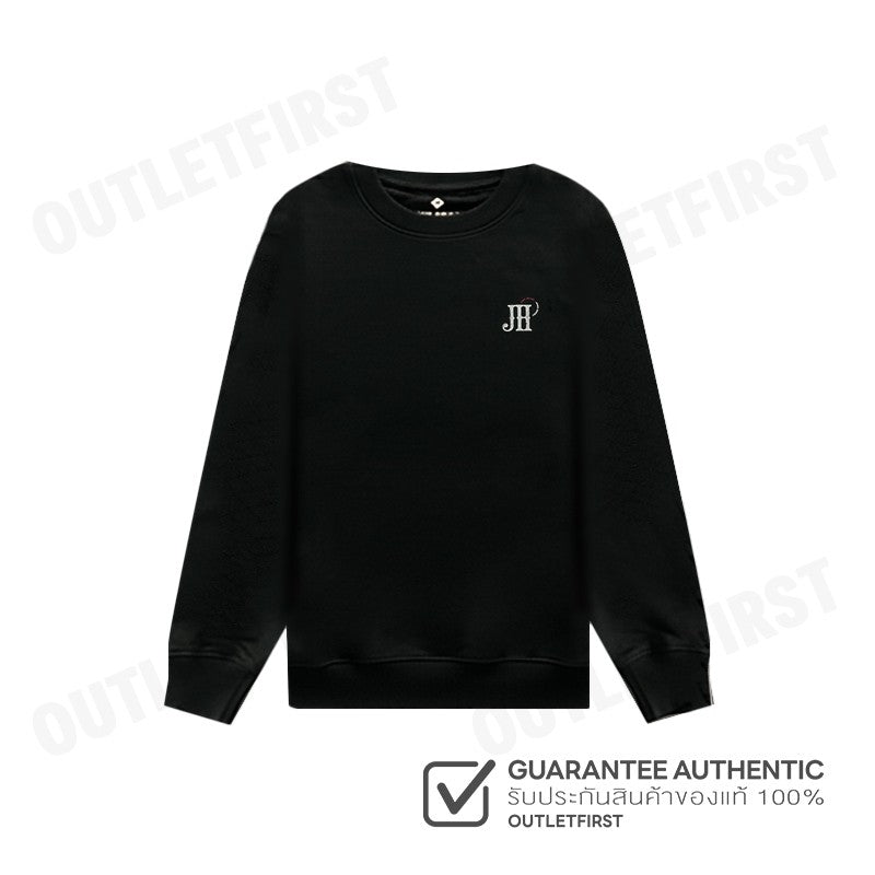 JOHN HENRY รุ่น MEN'S SLIM FIT SWEATER (BLACK) CODE: JH S125MPUSM17 เสื้อสเวตเตอร์ผู้ชาย เสื้อแขนยาว เสื้อสีดำ