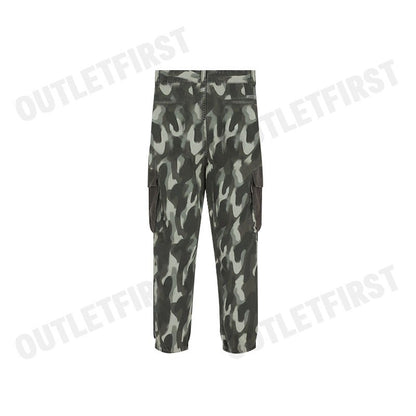 ARMANI EXCHANGE รุ่น MEN'S CAMOUFLAGE CARGO PANTS WITH VELVET POCKETS CODE: 6DZP01 ZN4ZZ 4891 กางเกงขายาว กางเกงผู้ชาย