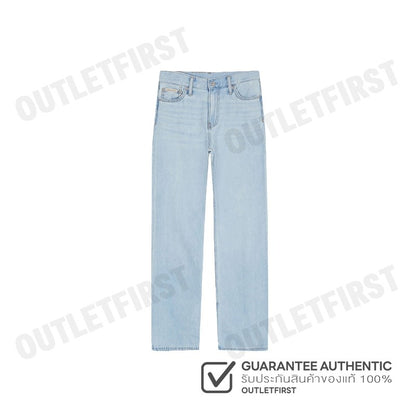 CALVIN KLEIN JEANS รุ่น WOMEN'S 37.5 HIGH RISE WIDE LEG JEANS CODE: J225051 1AA กางเกงยีนส์ผู้หญิง กางเกงทรงกระบอก