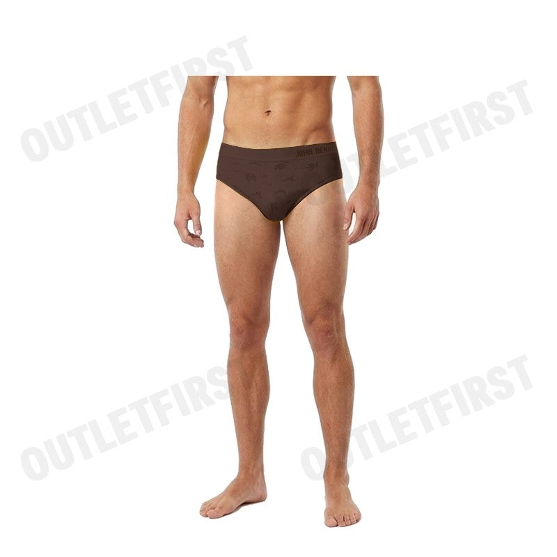 JOHN HENRY รุ่น UNDERWEAR SEAMLESS FASHION CODE: JU JU2410 (BROWN) กางเกงชั้นในผู้ชาย กางเกงในจอน กางเกงในสีน้ำตาล