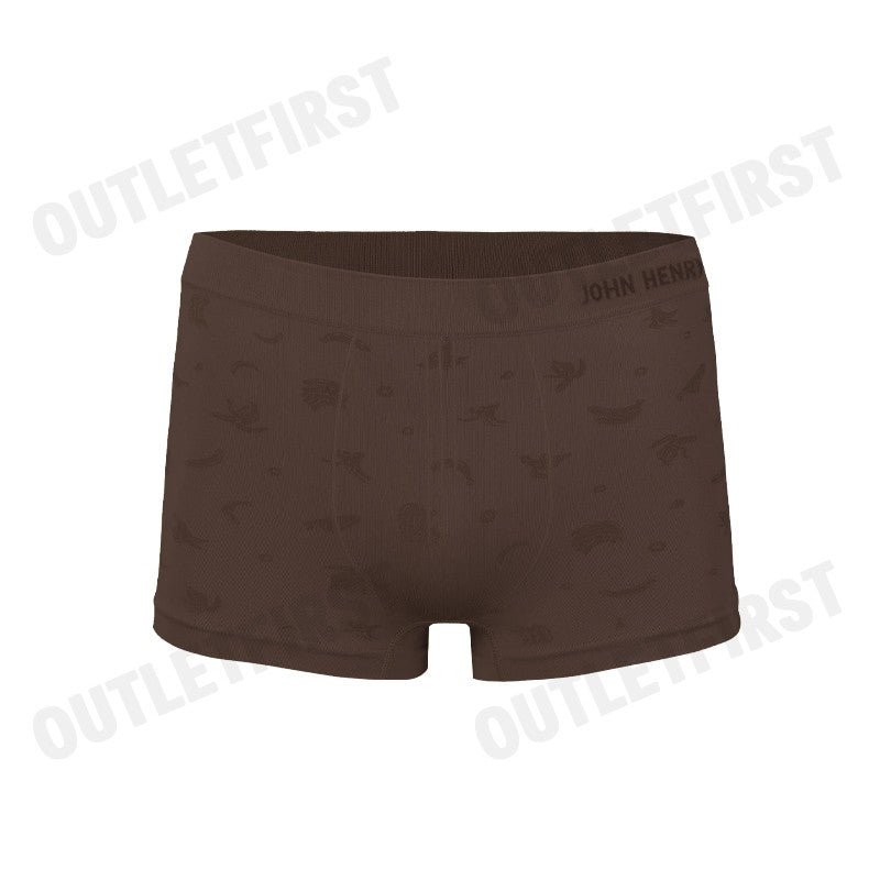 JOHN HENRY รุ่น UNDERWEAR SEAMLESS FASHION CODE: JU JU4410 (BROWN) กางเกงชั้นในผู้ชาย กางเกงในจอน กางเกงบ็อกเซอร์