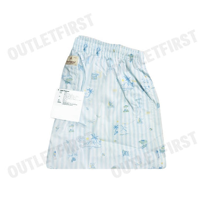 HUSH PUPPIES รุ่น MEN'S BOXER SHORTS SLEEPWEAR CODE: HU H3W284 (BLUE) กางเกงขาสั้นผู้ชาย กางเกงบ๊อกเซอร์ กางเกงฮัชพัพพีส