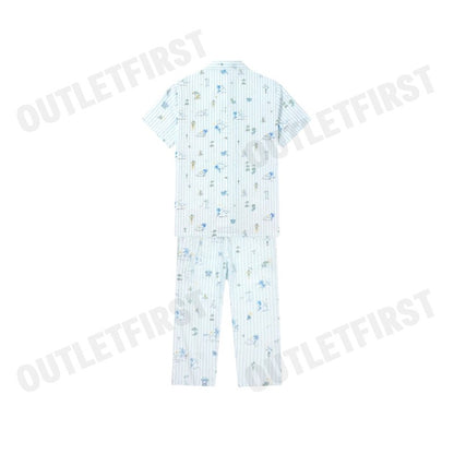 HUSH PUPPIES รุ่น MEN'S SHORT-SLEEVE SLEEPWEAR SET CODE: HU H8B178 (BLUE) เซ็ทชุดนอนผู้ชาย เสื้อแขนสั้น กางเกงขายาว