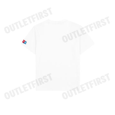 PLAY COMME DES GARÇONS รุ่น WOMEN T-SHIRT CODE: AZ-T327 (WHITE) เสื้อยืดคอกลมผู้หญิง เสื้อหัวใจแดงเอเลี่ยน เสื้อแขนสั้น