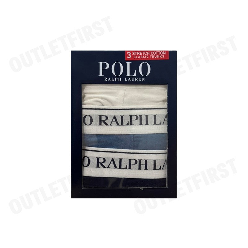 POLO RALPH LAUREN รุ่น MEN'S STRETCH COTTON 3 CLASSIC TRUNKS CODE: 714830299130 กางเกงชั้นใน กางเกงในผู้ชาย กางเกงในโปโล