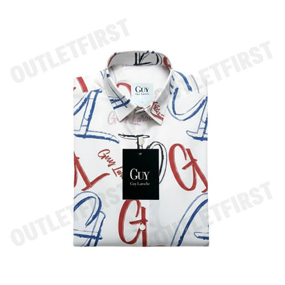 GUY LAROCHE รุ่น MAN'S LONG SLEEVES SHIRT CODE: DAC5203P4WH เสื้อเชิ้ต เสื้อแขนยาว เสื้อผู้ชาย