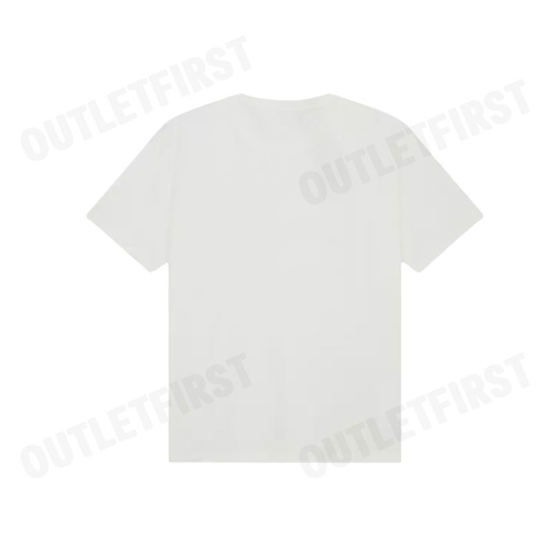 PS PAUL SMITH รุ่น MEN'S PS HAPPY T-SHIRT OFF-WHITE CODE: M2R 204Z PP5078 02 เสื้อยืดคอกลม เสื้อยืดผู้ชาย เสื้อยืดสีขาว