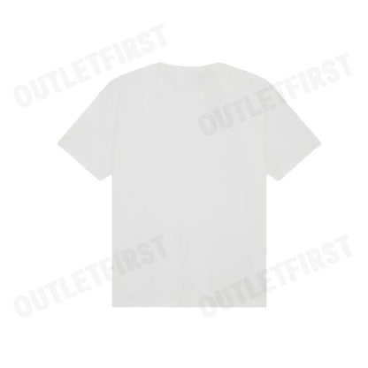 PS PAUL SMITH รุ่น MEN'S PS HAPPY T-SHIRT OFF-WHITE CODE: M2R 204Z PP5078 02 เสื้อยืดคอกลม เสื้อยืดผู้ชาย เสื้อยืดสีขาว