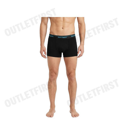 HUSH PUPPIES รุ่น MEN'S MICRO MODAL SIRO BOXER BRIEFS CODE: HU H3FSR08 (BLACK) กางเกงชั้นใน กางเกงฮัชพัพพีส์ ผู้ชาย