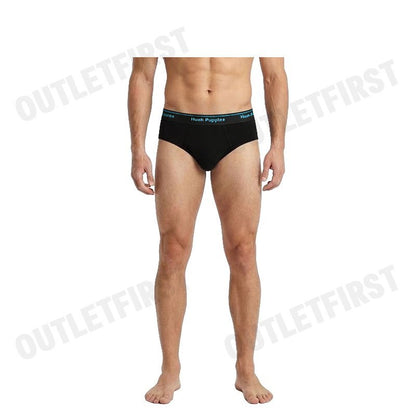 HUSH PUPPIES รุ่น MEN'S MICRO MODAL SIRO BRIEFS CODE: HU H2FSR08 (BLACK) กางเกงชั้นในผู้ชาย สีดำ กางเกงฮัชพัพพีส์