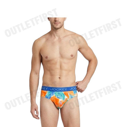 JOCKEY รุ่น MEN'S COTTON MODAL BRIEF CODE: KU 1510251 (PALM BLUE) กางเกงชั้นใน กางเกงชั้นในผู้ชาย กางเกงจ็อคกี้