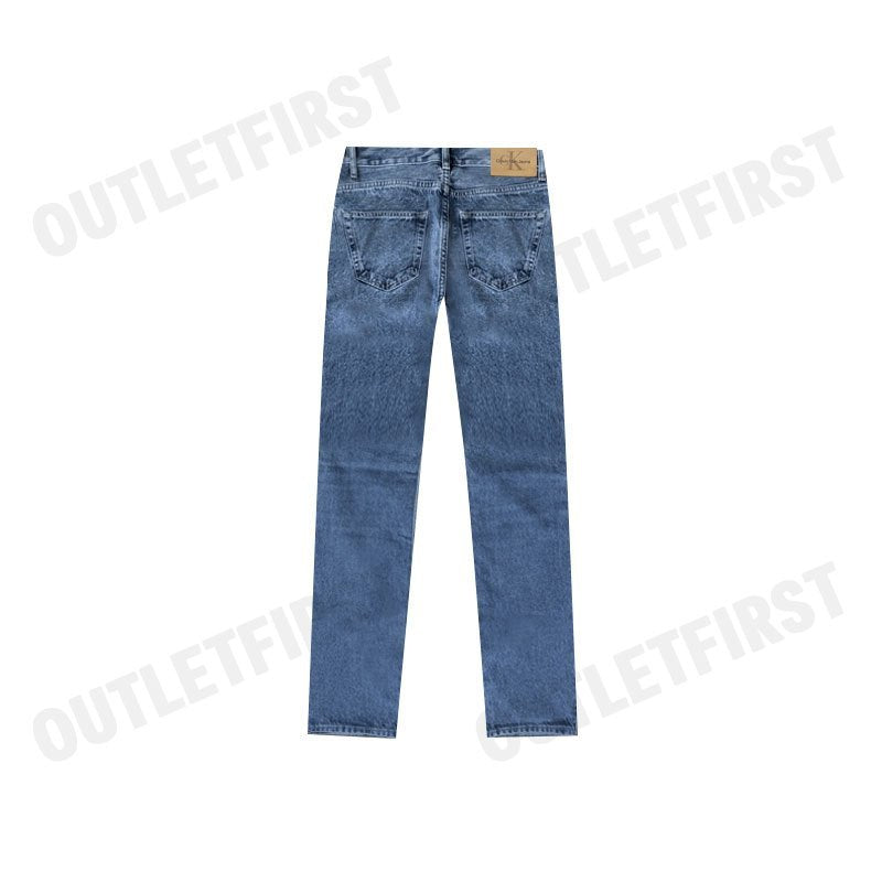 CALVIN KLEIN JEANS รุ่น MEN'S AUTHENTIC STRAIGHT JEANS CODE J327128 1A4 กางเกงยีนส์ กางเกงยีนส์ขายาว กางเกงผู้ชาย