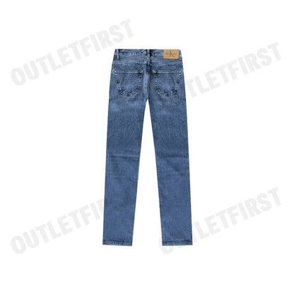 CALVIN KLEIN JEANS รุ่น MEN'S AUTHENTIC STRAIGHT JEANS CODE J327128 1A4 กางเกงยีนส์ กางเกงยีนส์ขายาว กางเกงผู้ชาย