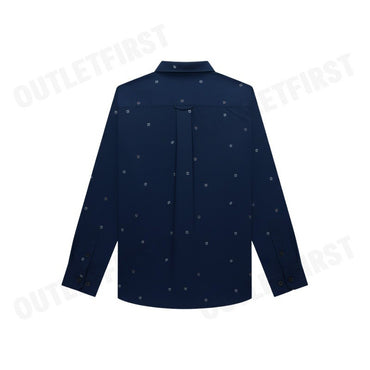 G2000 MEN'S CASUAL LONG SLEEVE SHIRT COLOR PEACOAT CODE: 4612082278