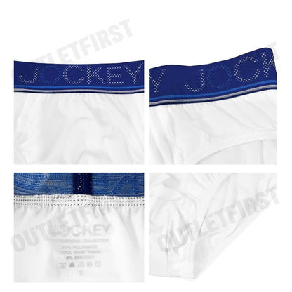 JOCKEY MEN'S COOLING JADE BRIEFS COLOR WHITE CODE: KU 1977 (WHITE)