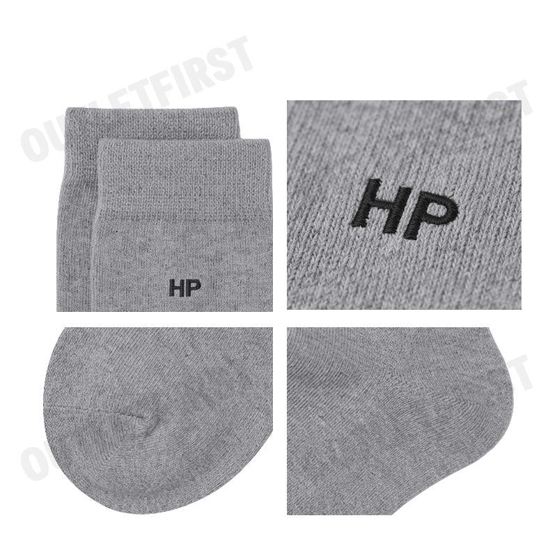 HUSH PUPPIES รุ่น MEN'S INNERWEAR SOCKS 1 PAIRS CODE: HU HXC001 (GREY) ถุงเท้า ถุงเท้าข้อยาว ถุงเท้าสีเทา