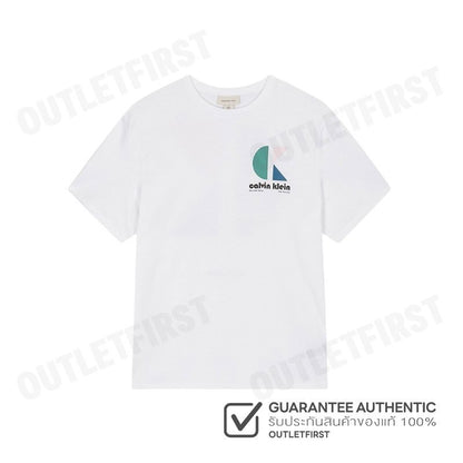 CALVIN KLEIN JEANS รุ่น GRAPHIC LOGO T-SHIRT CODE: 4RC827G YAA เสื้อยืดแขนสั้น เสื้อคอกลม เสื้อผู้ชาย
