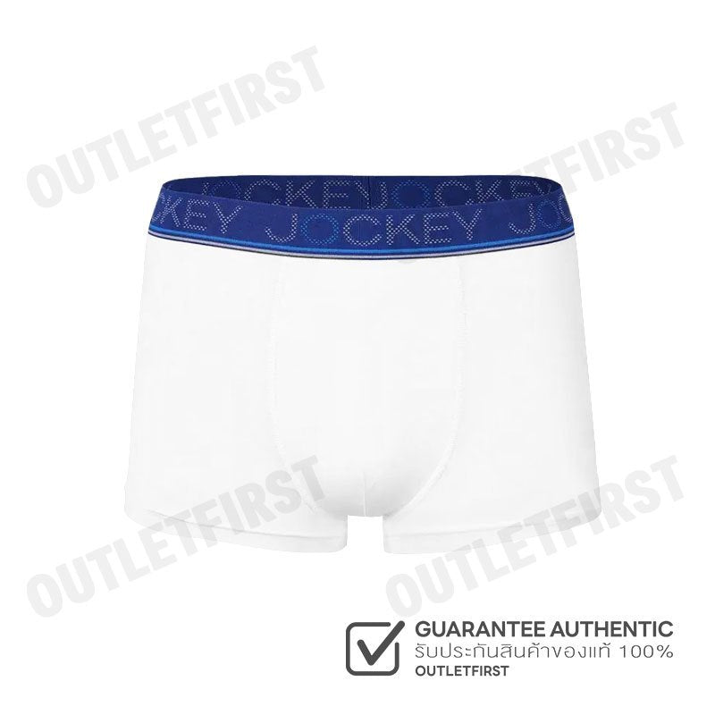 JOCKEY MEN'S COOLING JADE TRUNK COLOR WHITE CODE: KU 1978 (WHITE)