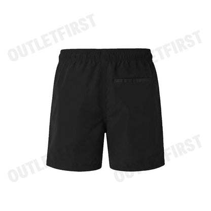 CALVIN KLEIN JEANS รุ่น MONOGRAM GRAPHIC PULL-ON SHORTS CODE: 4RC601G UB1 กางเกงขาสั้น กางเกงสีดำ กางเกงผู้ชาย