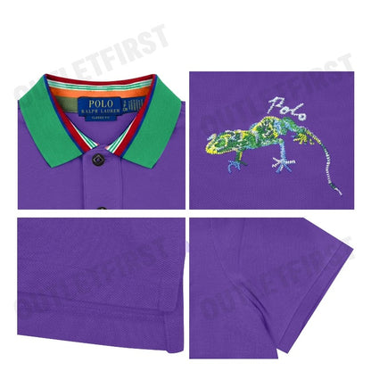 POLO RALPH LAUREN รุ่น CLASSIC FIT EMBROIDERED MESH POLO SHIRT CODE: 710958252001 เสื้อโปโล เสื้อคอปกแขน เสื้อผู้ชาย