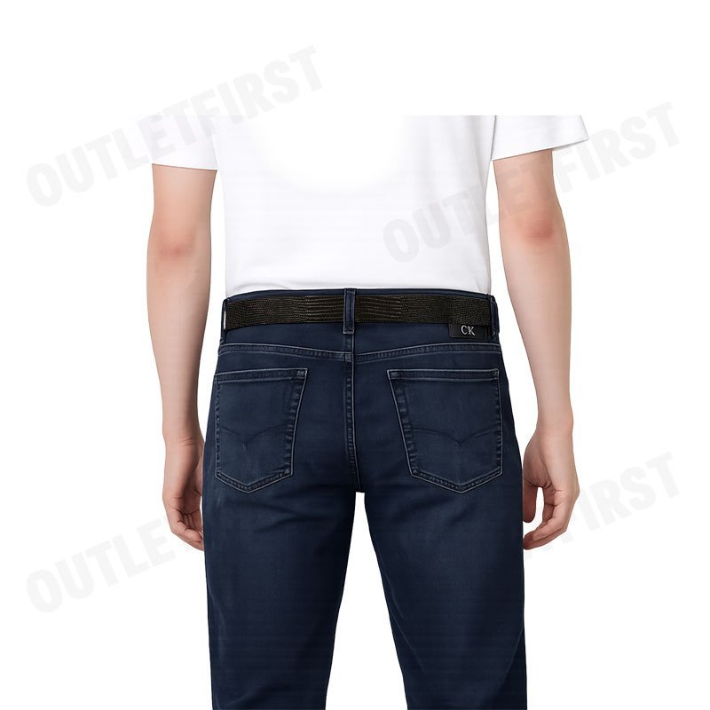 CALVIN KLEIN รุ่น MEN'S HALLMARK LOGO REVERSIBLE BELT CODE: 4D7036G VZZ เข็มขัดผู้ชาย เข็มขัดสีดำ เข็มขัดCK