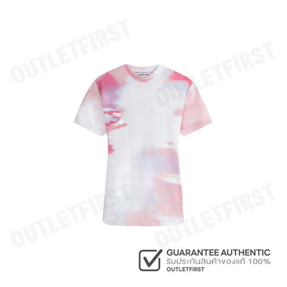 CALVIN KLEIN JEANS รุ่น WOMEN'S T-SHIRTS CODE: J223169 0LA เสื้อยืดคอกลม เสื้อยืดมัดย้อม เสื้อยืดแขนสั้นผู้หญิง