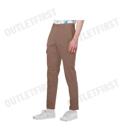 JOHN HENRY รุ่น MEN'S SLIM FIT PANTS (KHAKI) CODE: JH F324MPTSM04 กางเกงขายาว กางเกงผู้ชาย กางเกงทำงาน