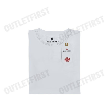 JOHN HENRY รุ่น MEN'S SLIM FIT T-SHIRT (GREY) CODE: JH F324MTSSM28 เสื้อยืดคอกลม เสื้อยืดผู้ชาย เสื้อยืดแขนสั้น