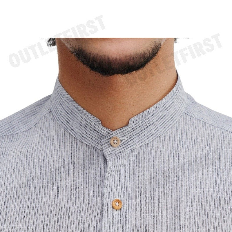 G2000 รุ่น MEN'S SMART FIT CASUAL SHORT SLEEVE SHIRT CODE: 46139952 96 เสื้อเชิ้ตแขนสั้นผู้ชาย เสื้อสีเทา เสื้อผู้ชาย