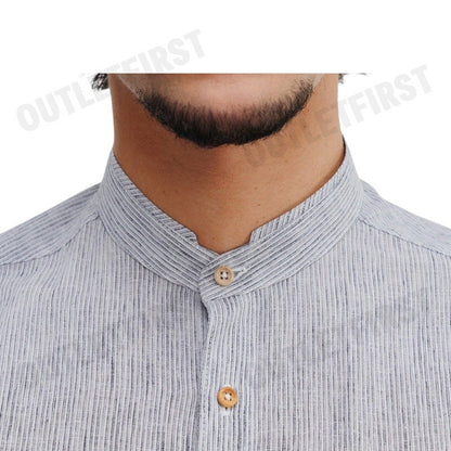 G2000 รุ่น MEN'S SMART FIT CASUAL SHORT SLEEVE SHIRT CODE: 46139952 96 เสื้อเชิ้ตแขนสั้นผู้ชาย เสื้อสีเทา เสื้อผู้ชาย