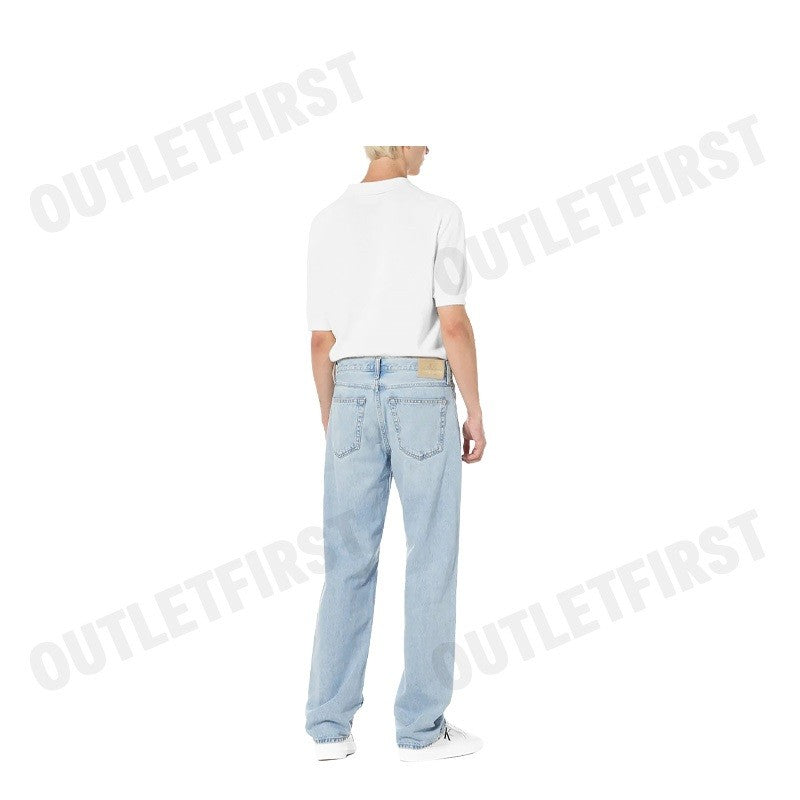 CALVIN KLEIN JEANS รุ่น MEN'S SIGNATURE 90S STRAIGHT FIT CODE: 40EM718 EF8 กางเกงยีนส์ กางเกงผู้ชาย กางเกงขายาว