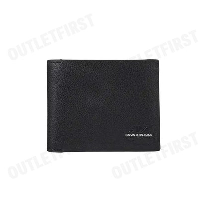 CALVIN KLEIN JEANS รุ่น MEN'S LIMEGRAIN LEATHER FOLDING WALLET WITH MULTIPLE CARD CODE: HP1631 001 กระเป๋าสตางค์ผู้ชาย