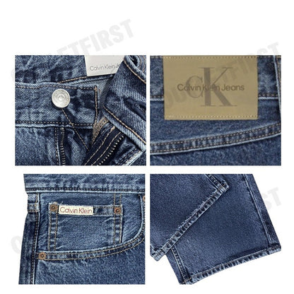 CALVIN KLEIN JEANS รุ่น MEN'S 90S STRAIGHT PACIFICO JEANS CODE: 40EM721 E5D กางเกงยีนส์ผู้ชาย กางเกงขายาว ยีนส์CK