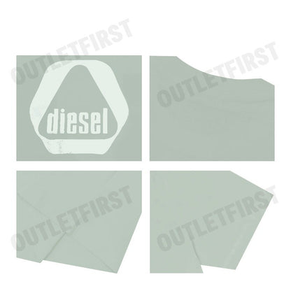 DIESEL รุ่น T-DIEGOR-G10 T-SHIRT CODE: A09674 0CATM 9BL เสื้อยืดคอกลม เสื้อผู้ชาย เสื้อสีขาว
