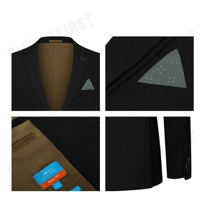 G2000 รุ่น MEN CLOTHING FELIX STRETCH PLAIN WEAVE COMPACT SUIT BLAZER SMART FIT CODE: 46113022 99 เสื้อสูทผู้ชาย สูทสีดำ