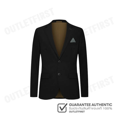 G2000 รุ่น MEN CLOTHING FELIX STRETCH PLAIN WEAVE COMPACT SUIT BLAZER SMART FIT CODE: 46113022 99 เสื้อสูทผู้ชาย สูทสีดำ