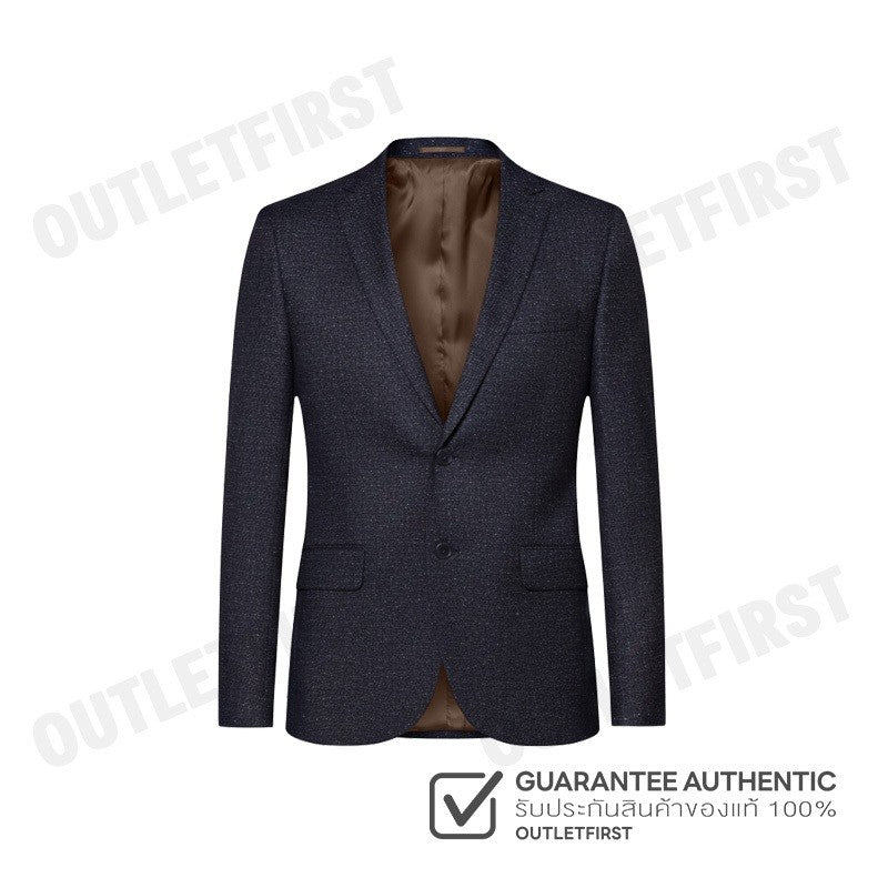 G2000 รุ่น MEN CLOTHING TEFLON TWILL SUIT BLAZER SMART FIT CODE: 46112032 82 เสื้อสูทผู้ชาย สูทสีม่วงอมเทา เสื้อสูทจีทู
