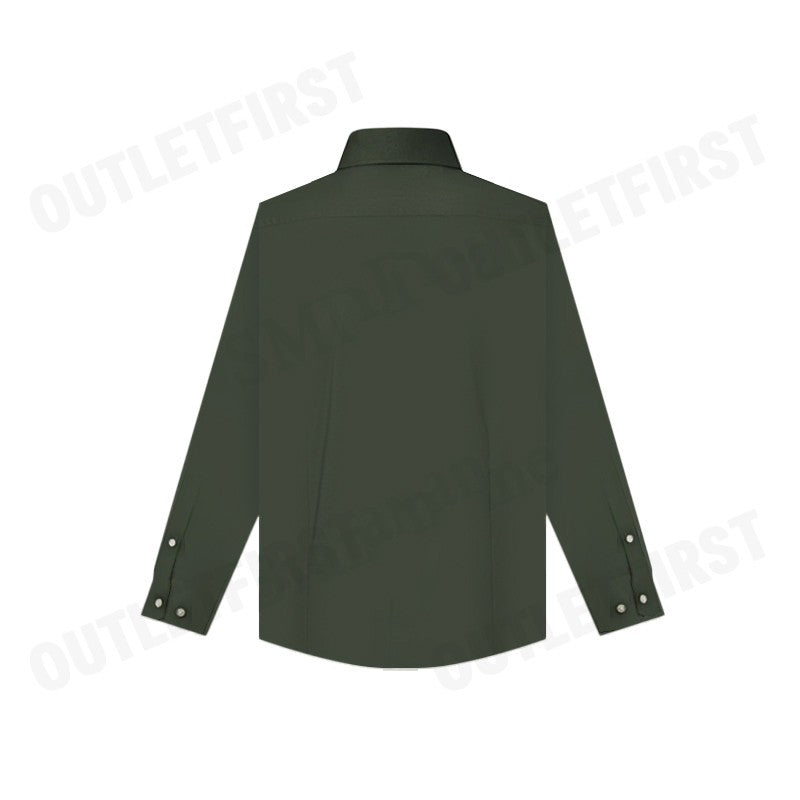 G2000 รุ่น MEN CLOTHING NON -IRON SMOOTH STRETCH SHIRT SMART FIT CODE: 41123552 97 เสื้อเชิ้ตแขนยาว เสื้อผู้ชาย สีเขียว