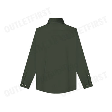 G2000 รุ่น MEN CLOTHING NON -IRON SMOOTH STRETCH SHIRT SMART FIT CODE: 41123552 97 เสื้อเชิ้ตแขนยาว เสื้อผู้ชาย สีเขียว