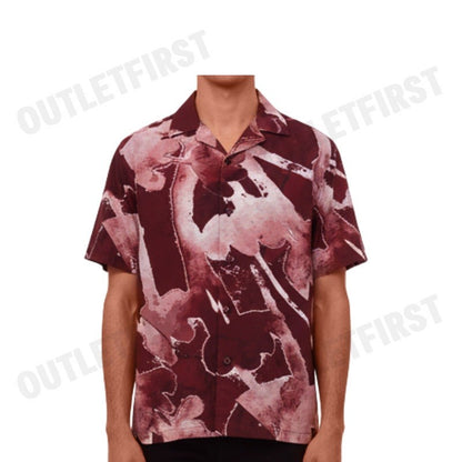 GUY LAROCHE รุ่น MAN'S HAWAIIAN SHIRT CODE: BAC7400S5RE เสื้อเชิ้ต เสื้อแขนสั้น เสื้อผู้ชาย